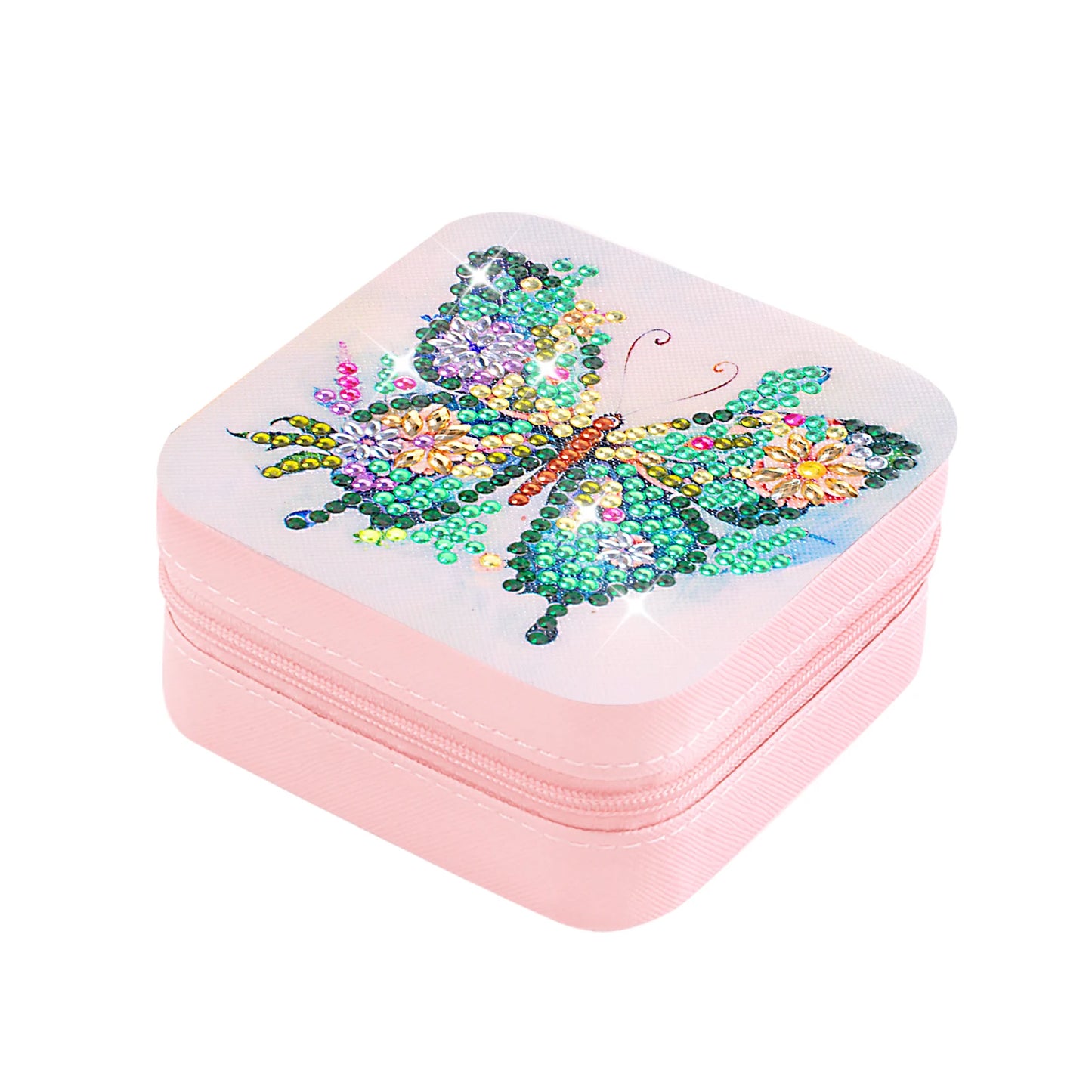 Diamond Painting Sieradendoosje met Vlinder – Handige Reisopberger