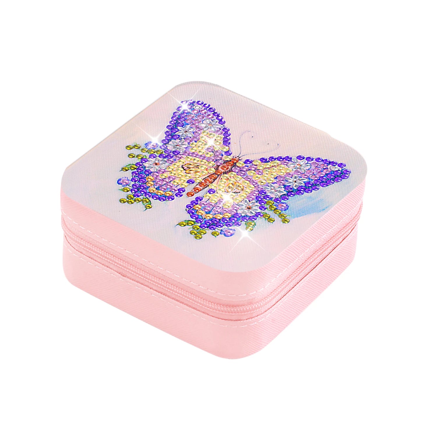Diamond Painting Sieradendoosje met Vlinder – Handige Reisopberger