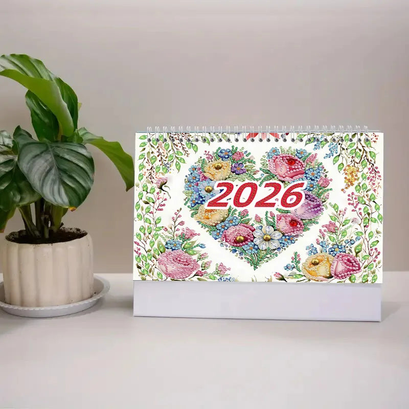 Diamond Painting Kalender met 13 afbeeldingen en 4 varianten