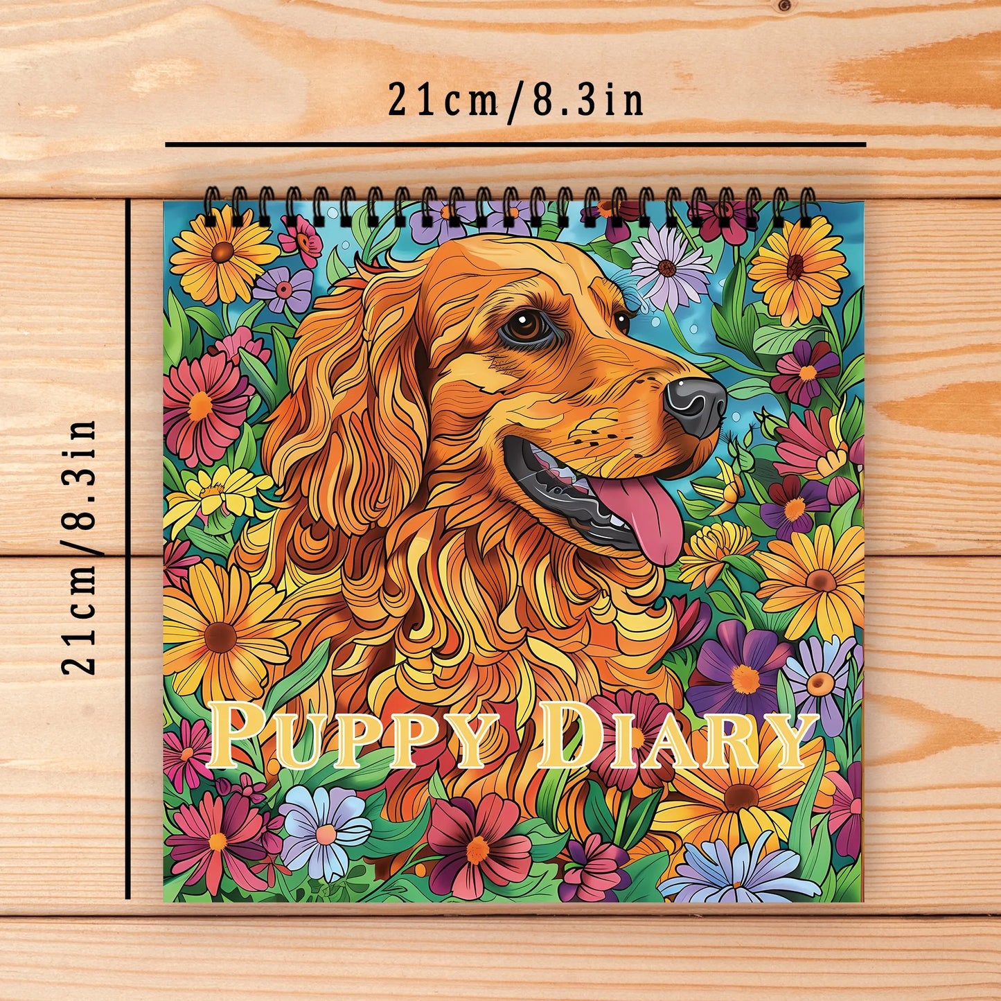 Kleurboek voor volwassenen – ontspannende kleurplaten met spiraalbinding - 002