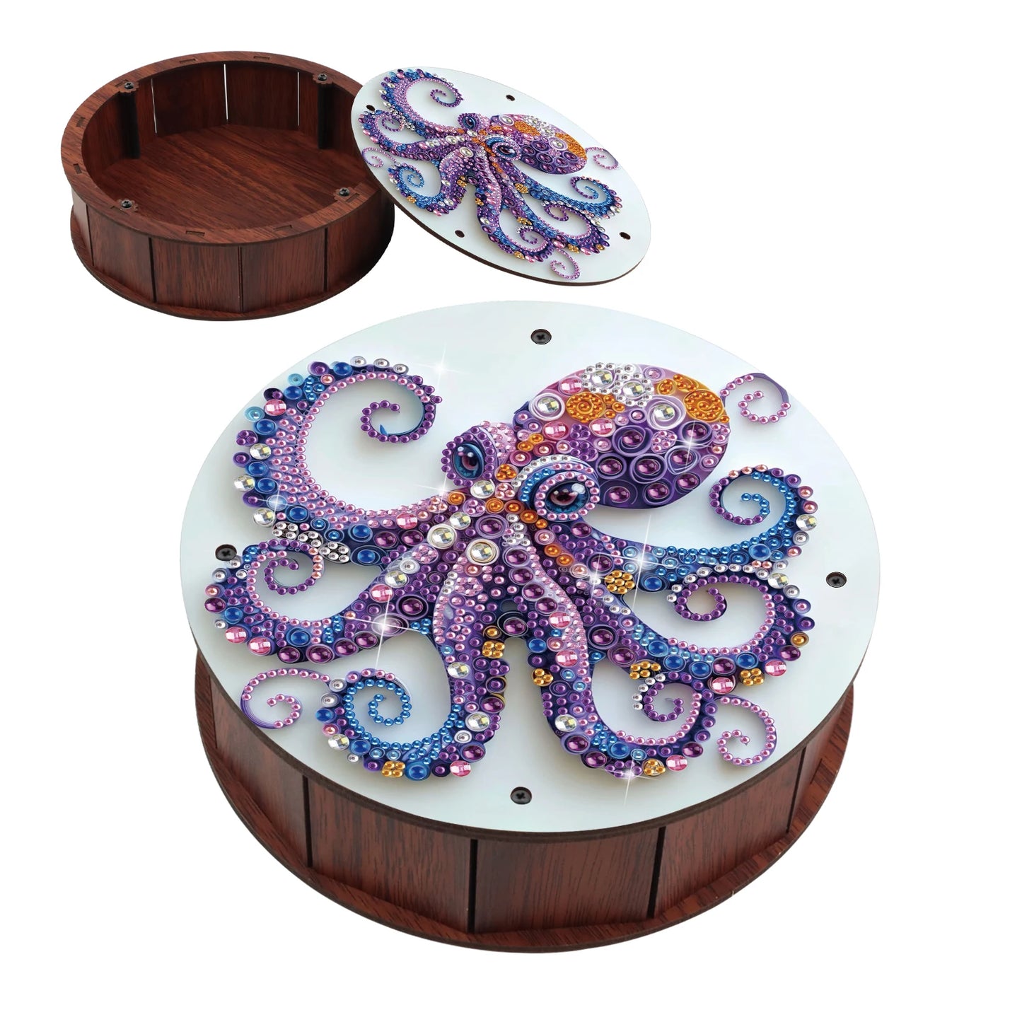 Diamond Painting Snack Box Dieren en Planten Decoratie Geschenkset