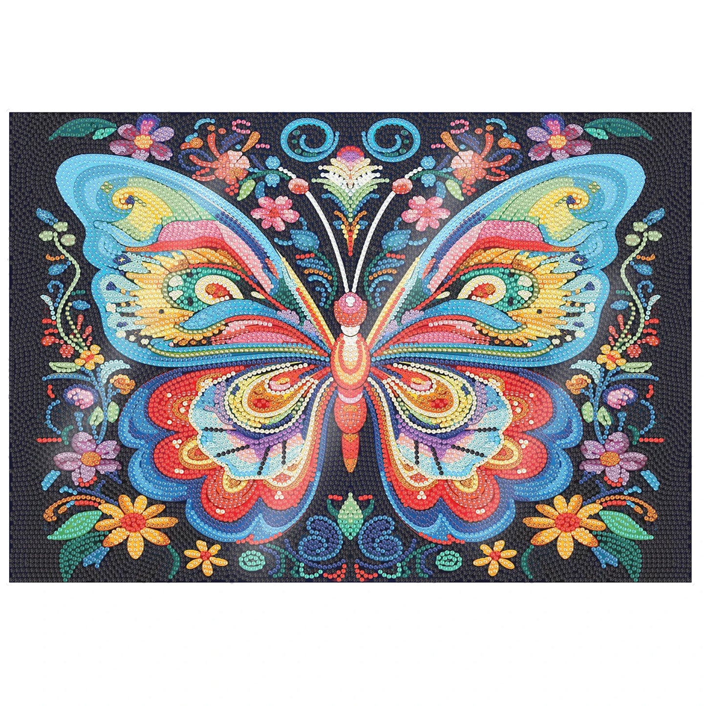 Diamond Painting Placemat met Vlinder – Uniek Handgemaakt Tafelkleed