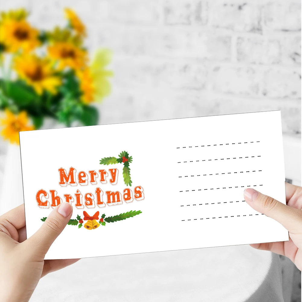 Diamond Painting Kerstkaarten set – 6 stuks creatieve kerstkaarten maken - LY866