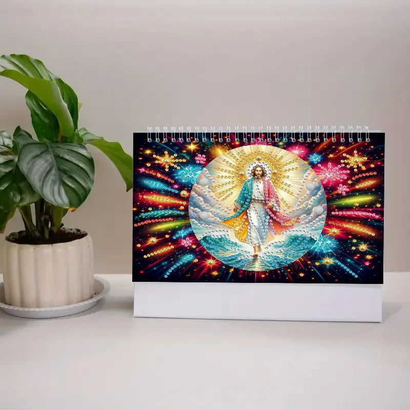 Diamond Painting Kalender met 13 afbeeldingen - 4 varianten