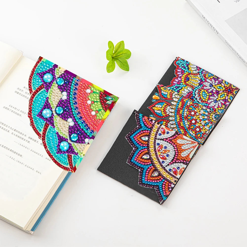 Diamond Painting Boekenlegger Hoekmodel – Kleurvolle Bescherming voor Boeken