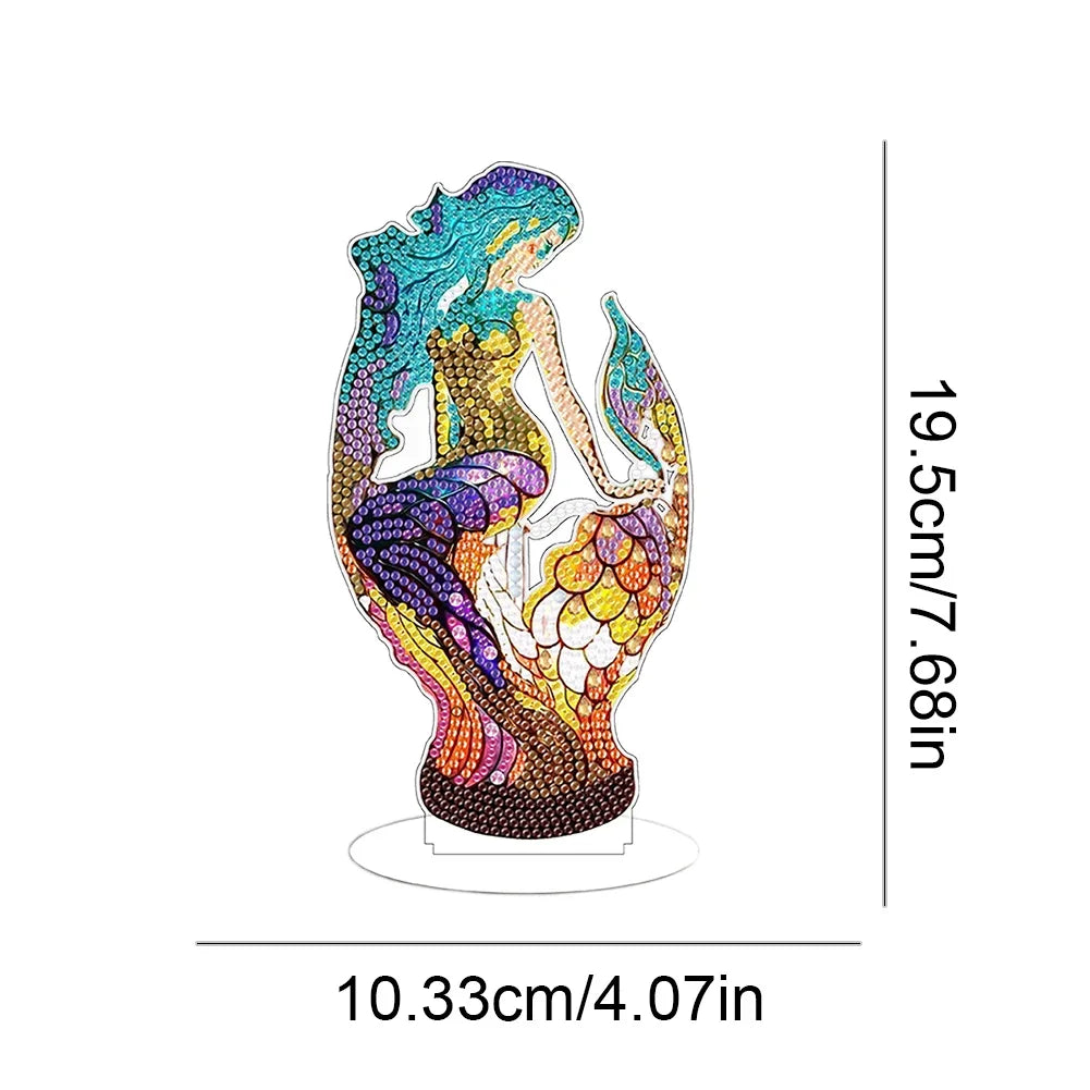 Diamond Painting Lamp – Dierenserie Tafeldecoratie met Licht | Complete Set 20x20 cm