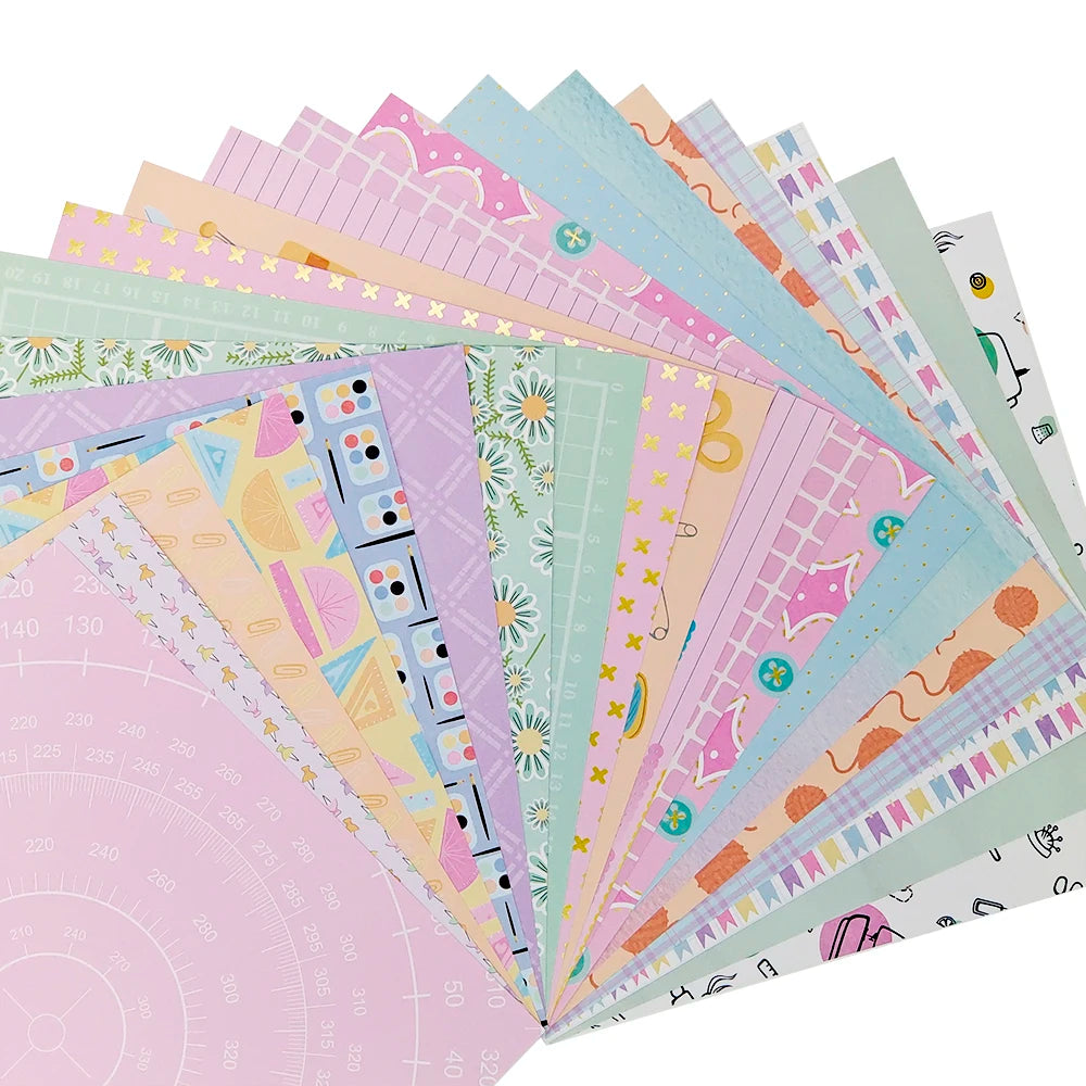 Scrapbook Papier 20 Vellen - 20 Designs - 203x203mm