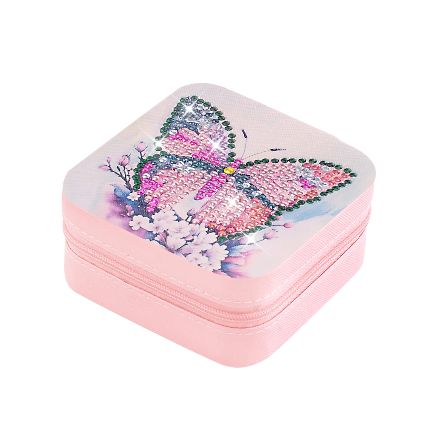 Diamond Painting Sieradendoosje met Vlinder – Handige Reisopberger