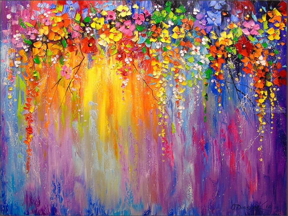 AB Diamond Painting op canvas - Fairy Dust Herfstbos Landschap