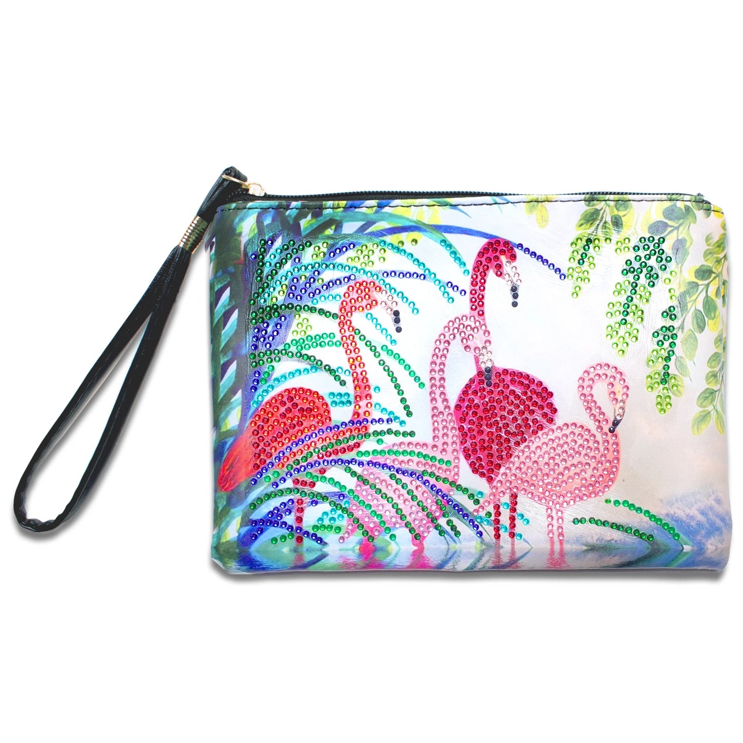 Diamond Painting Etui - Vlinder Mandala Handtas van PU Leer