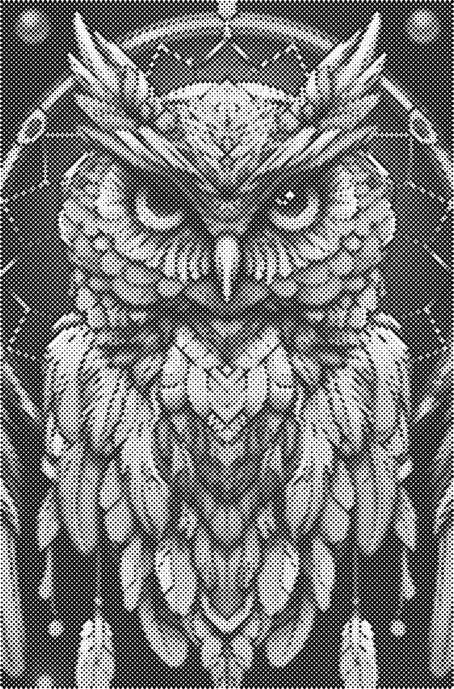 DOT Painting - Dieren op Voorbedrukt Canvas (40x60cm, 50x75cm, 60x90cm)