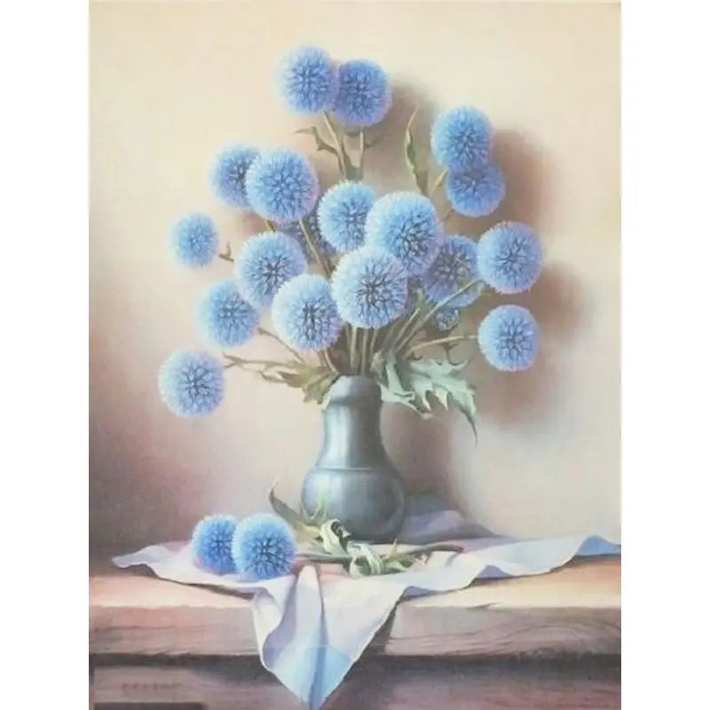 Schilderen op nummer - Klassieke Hortensia op Canvas