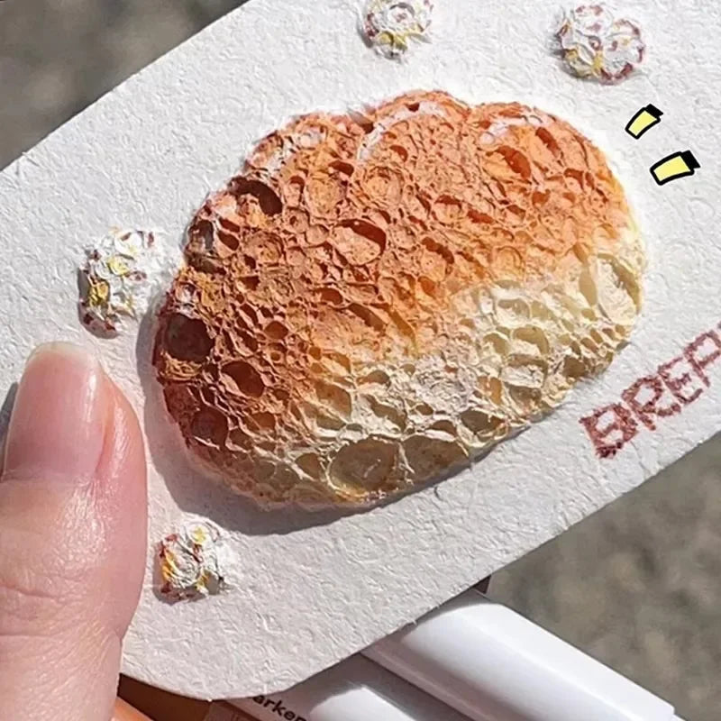 Schuim textuur tekenen 3D kunstpapier – magisch kleurplezier voor kinderen