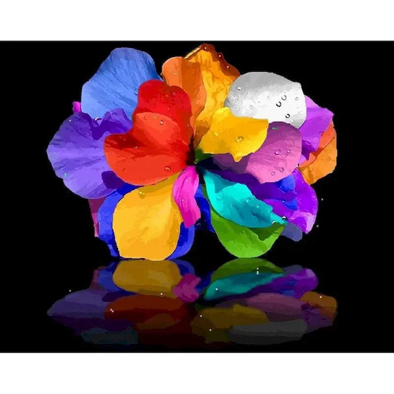 Schilderen op nummer - Klassieke Hortensia op Canvas