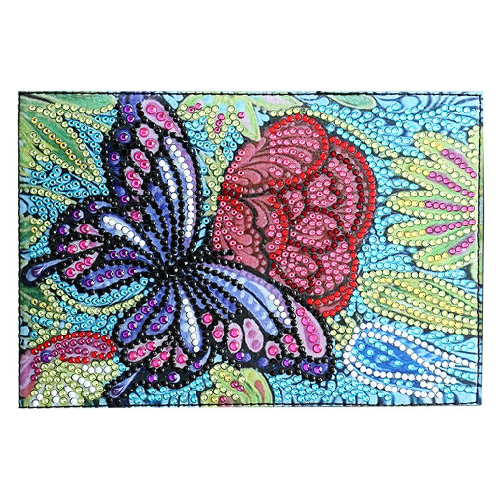 Diamond Painting Paspoort mapje Mandala PU leer beschermhoes