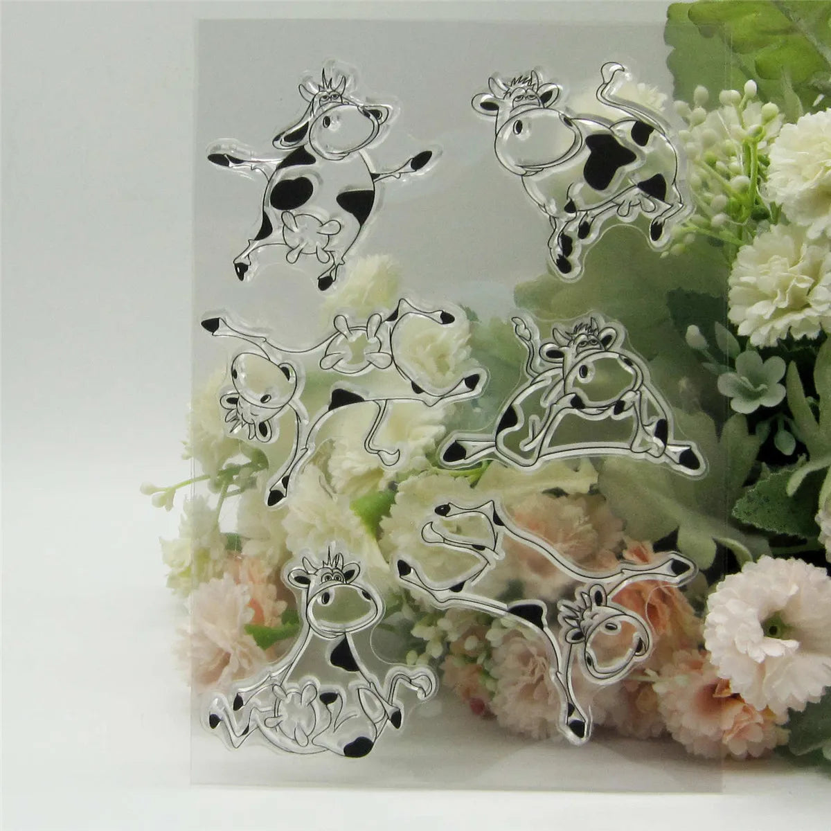 Stempel met snijmal als optie - Vrolijke Koe