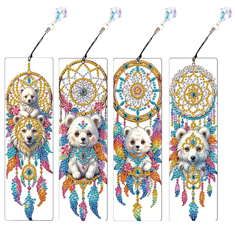 Diamond Painting Boekenlegger Set met Hanger -