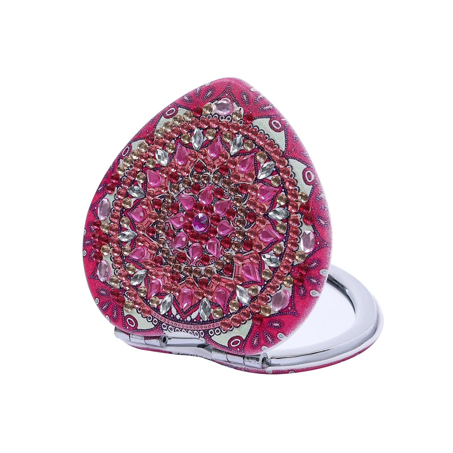 Diamond Painting Make-up spiegel Mandala - Compacte Opvouwbare Spiegel met Steentjes