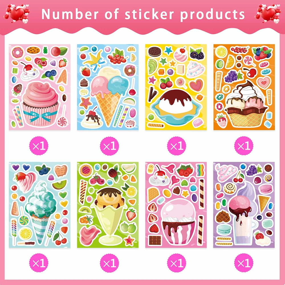 Sticker pret – IJsjes & Cupcakes Plakplezier voor Kinderen