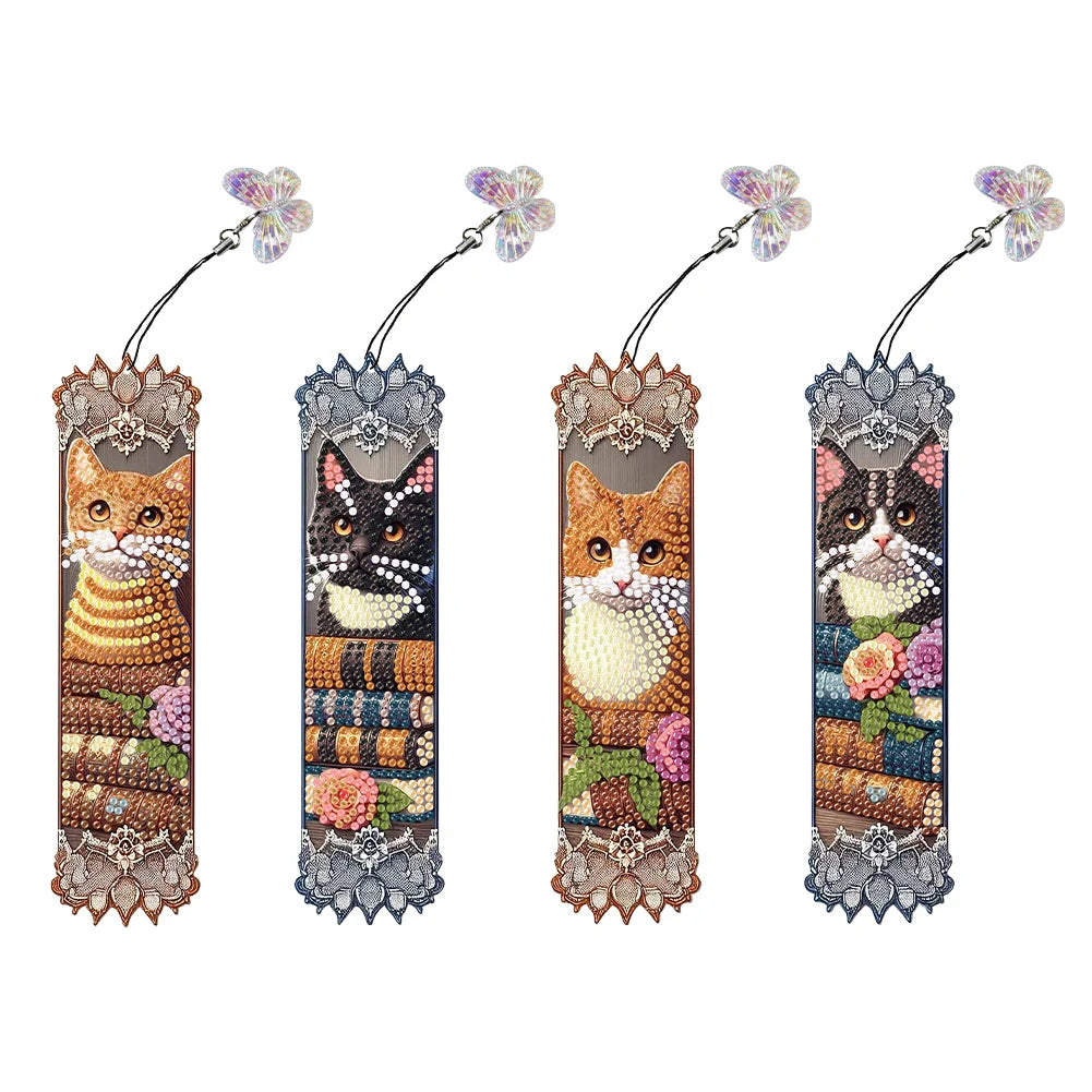 Diamond Painting Boekenlegger Vlinder Bladmuziek Set voor Creatieve Leesliefhebbers