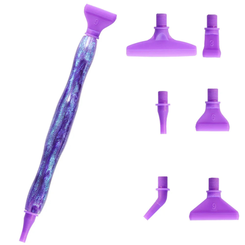 Diamond Painting Pen met opzetstukjes – Resin en metalen punten