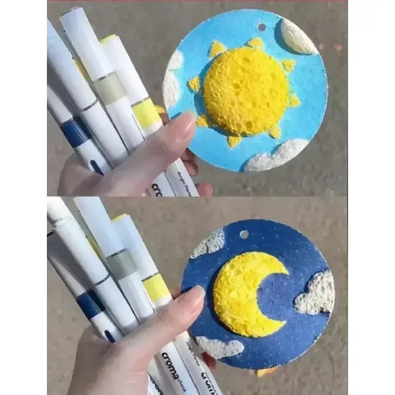 Schuim textuur tekenen magisch 3D schilderpapier voor kinderen – 10/100 stuks