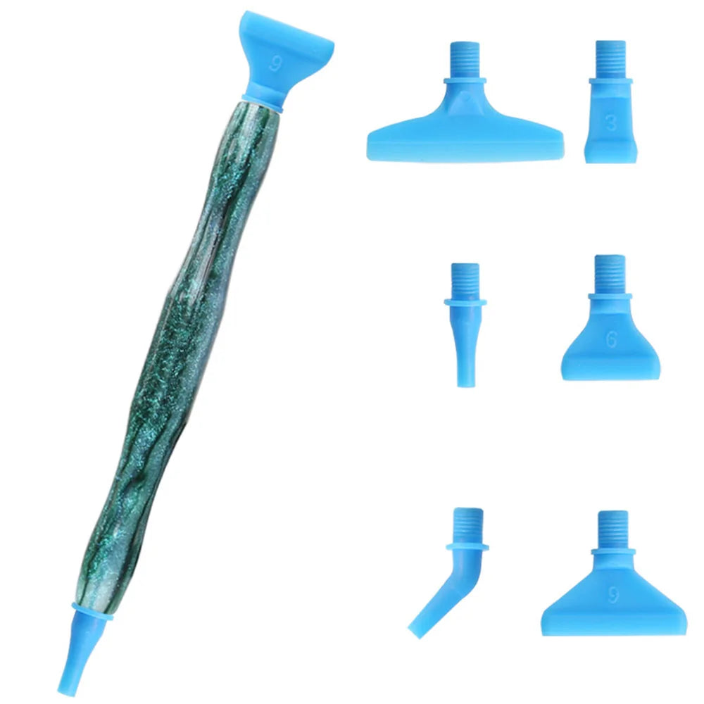 Diamond Painting Pen met opzetstukjes – Resin en metalen punten