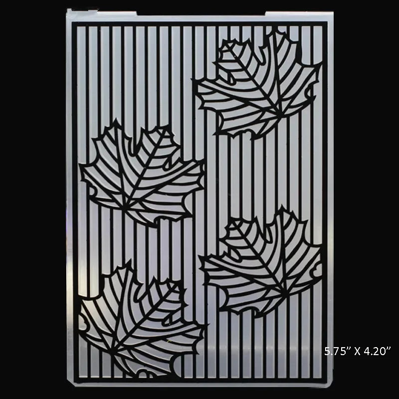 Embossing folder met hart, bloemen en bladeren - 14,8x10,5 cm