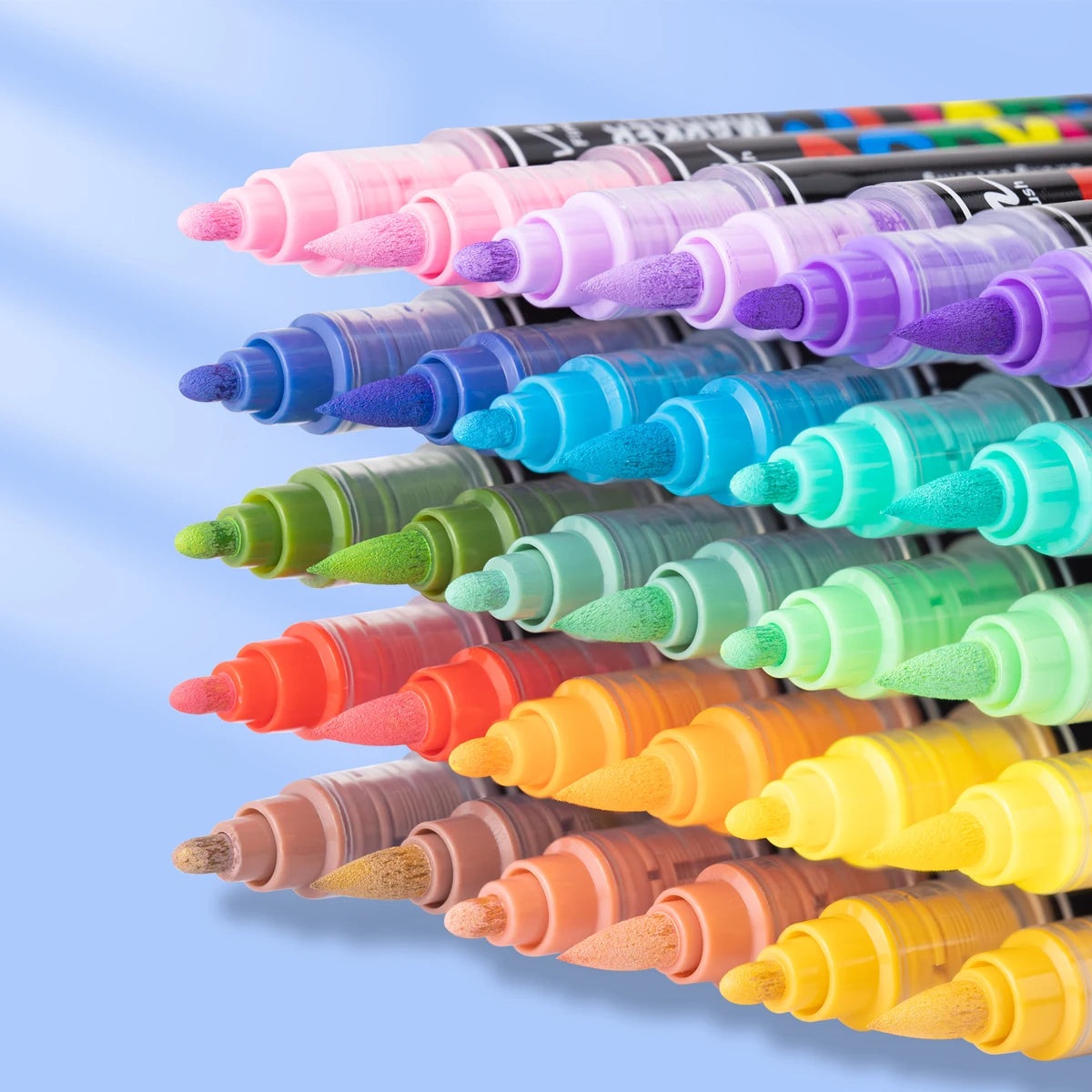 Stiften set met 36-168 kleuren en dubbele punt voor schilderen en tekenen