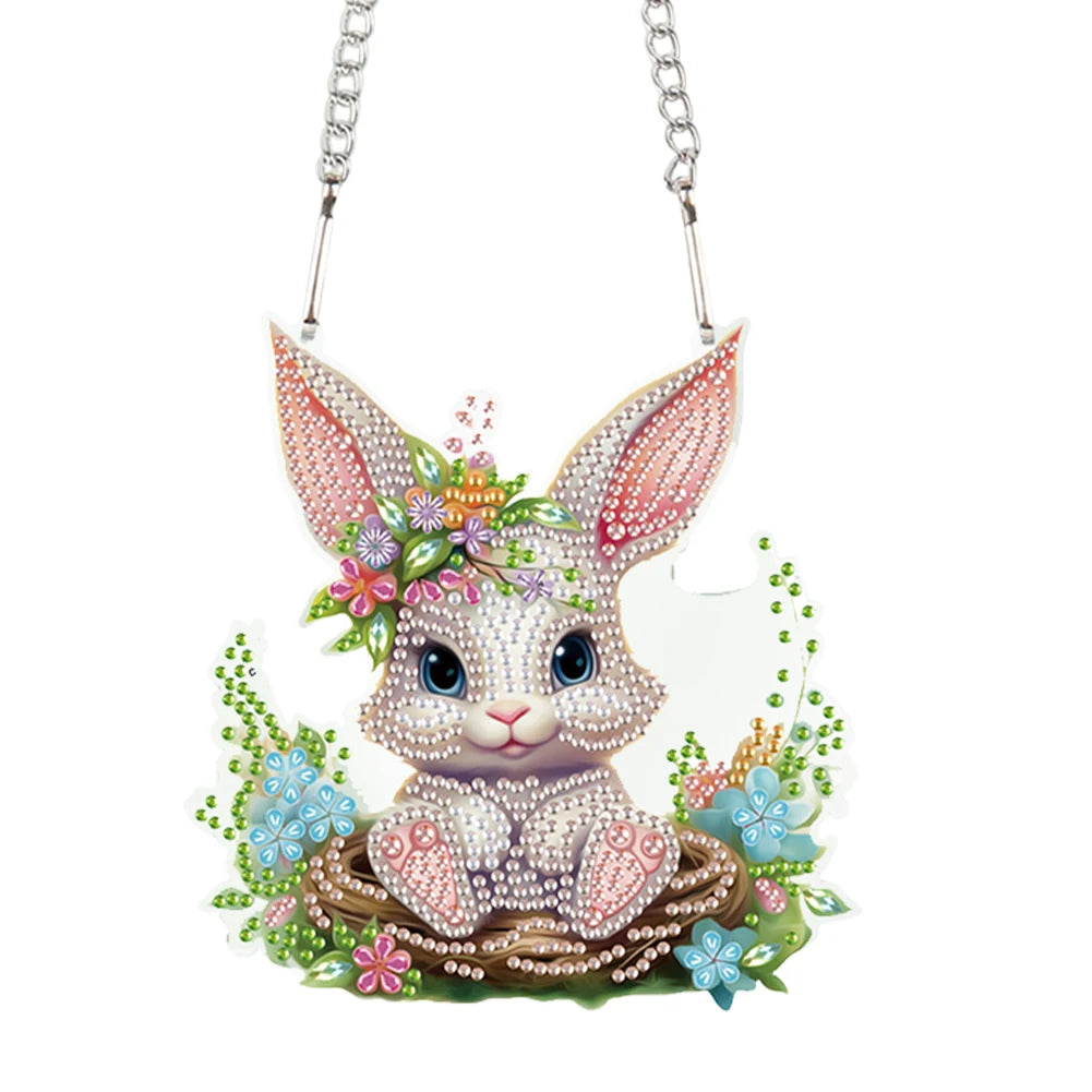 Diamond Painting Hangend Ornament Pasen - Krans Decoratie - HGJ251