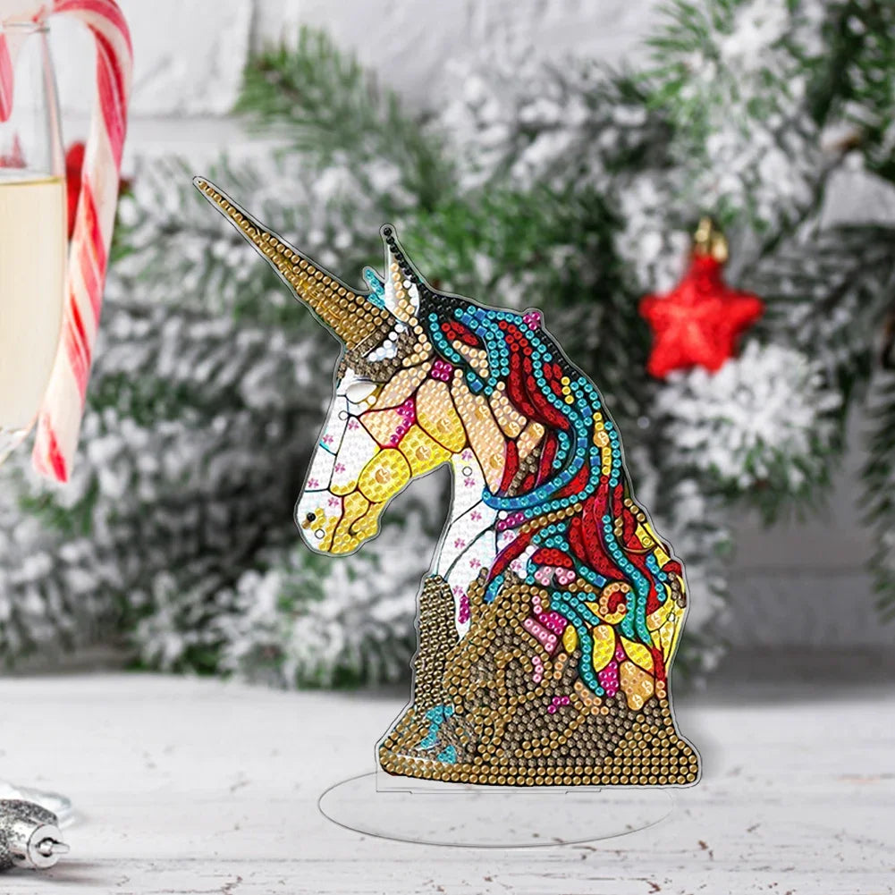 Diamond Painting Lamp – Dierenserie Tafeldecoratie met Licht | Complete Set 20x20 cm