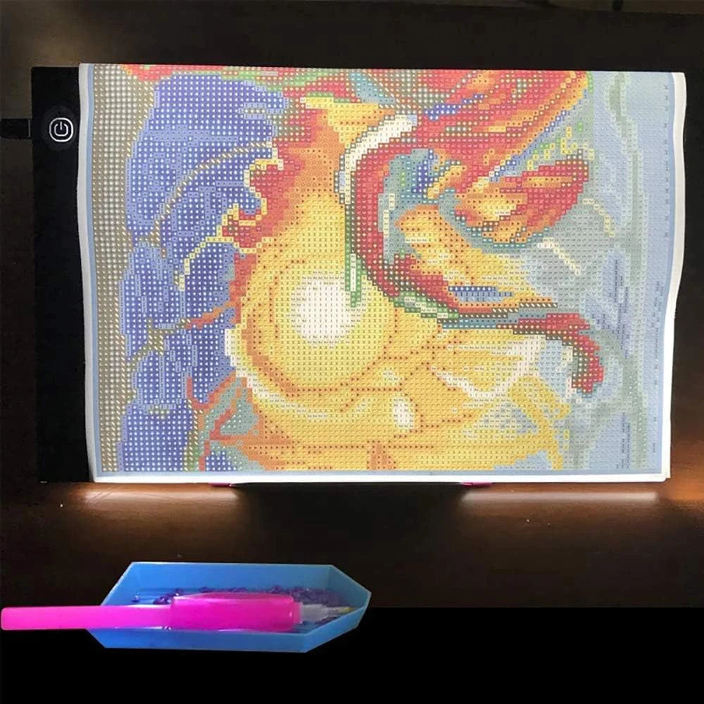 Diamond Painting Standaard – Opvouwbare en Verstelbare Metalen Houder