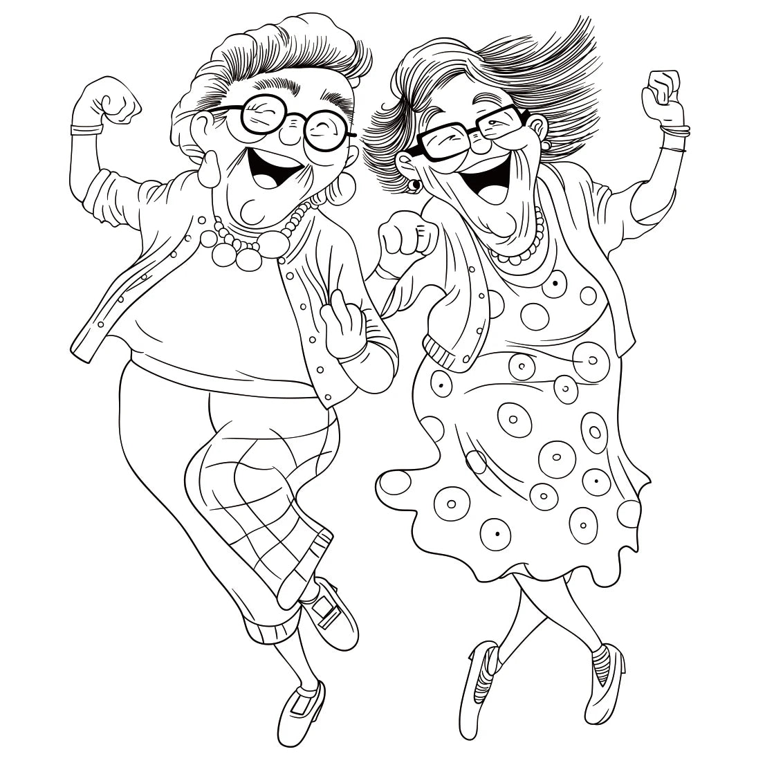 Stempel met snijmal (optie) - Vrolijke Vrouw Transparant Siliconen