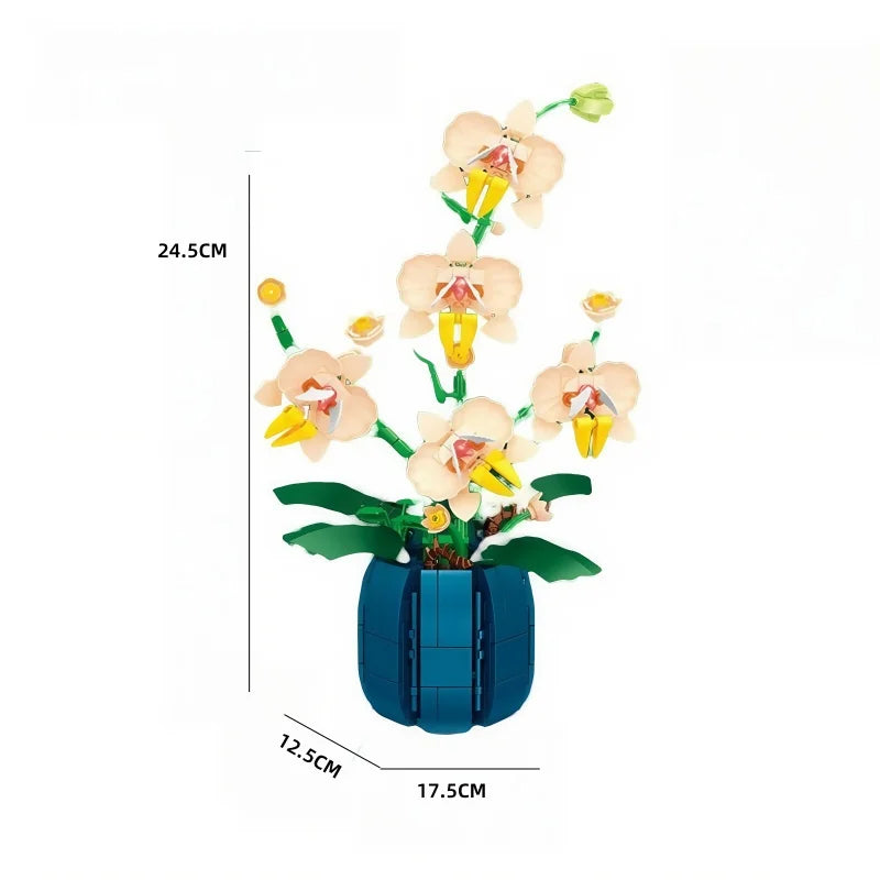 Bouwpakket Epiphyllum Bloem in Pot – Creatieve Decoratie en Geschenkidee