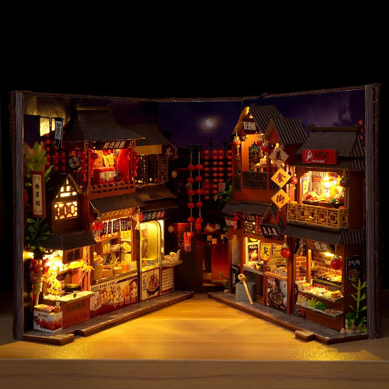 Zelfbouw Miniatuurhuisje Boekenkast Bibliotheek Bouwpakket