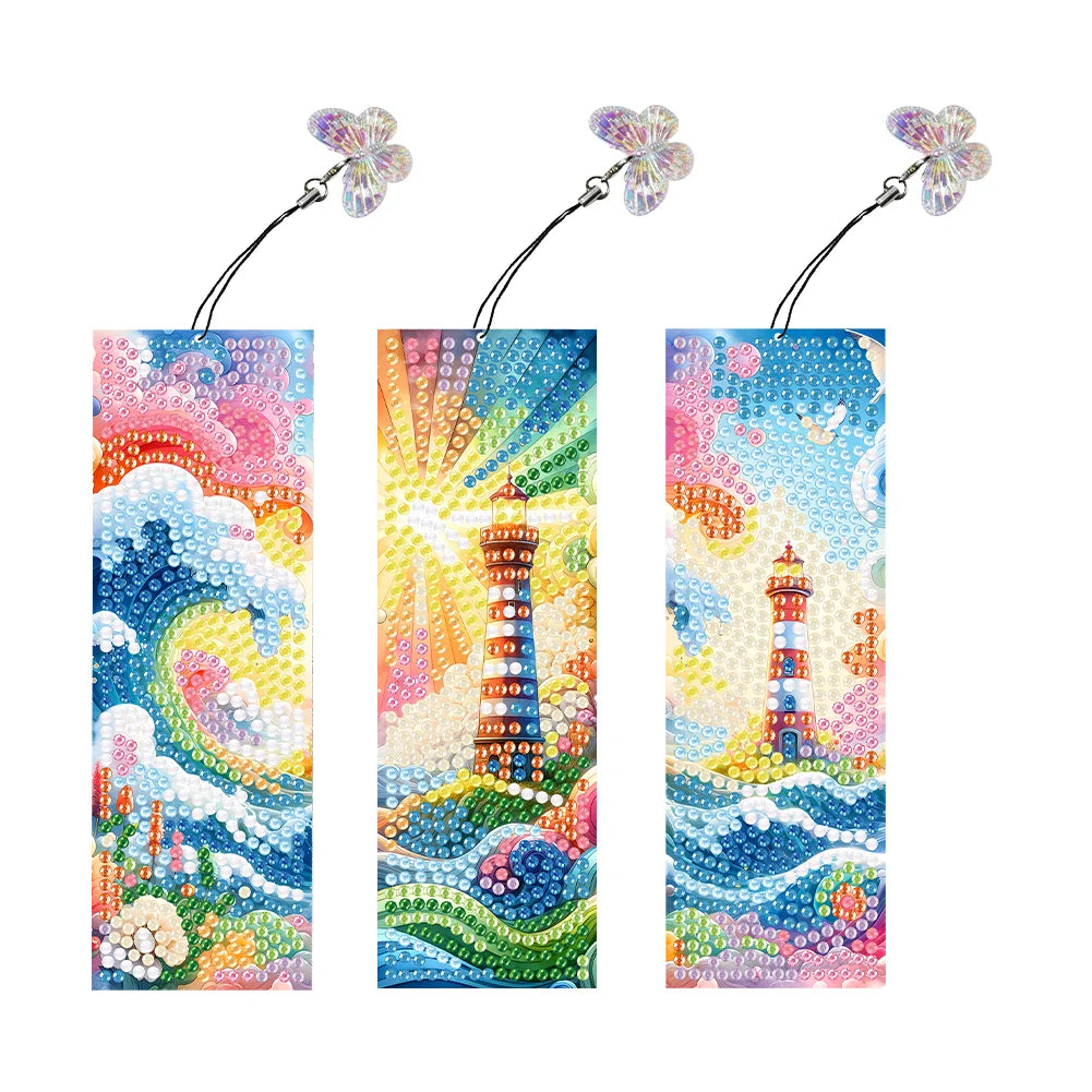 Diamond Painting Boekenlegger Vlinder Bladmuziek Set voor Creatieve Leesliefhebbers