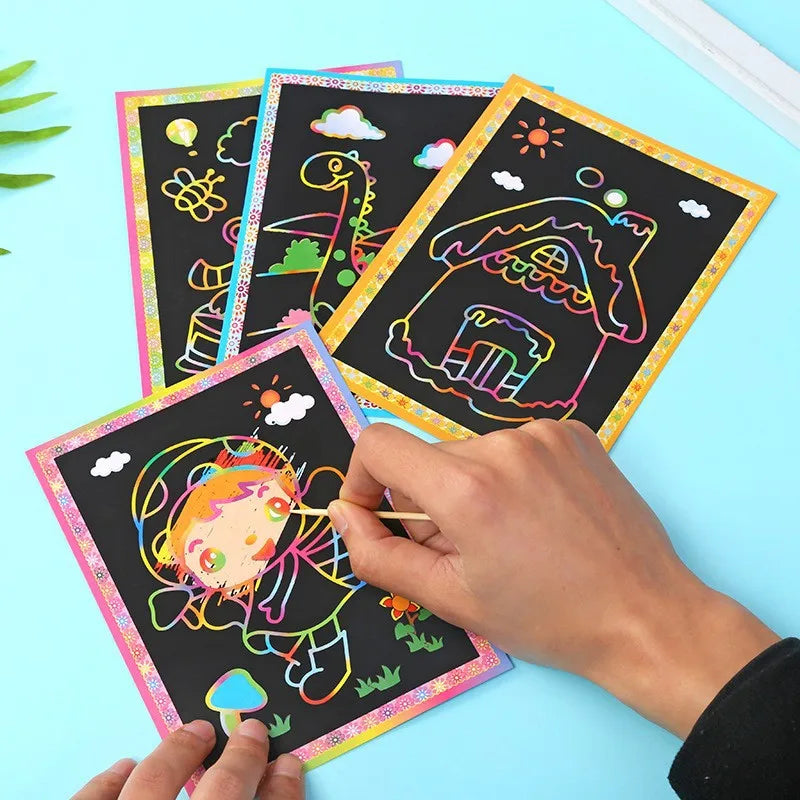 Krastekeningen voor Kinderen – 10 Stuks DIY Creatief Tekenplezier