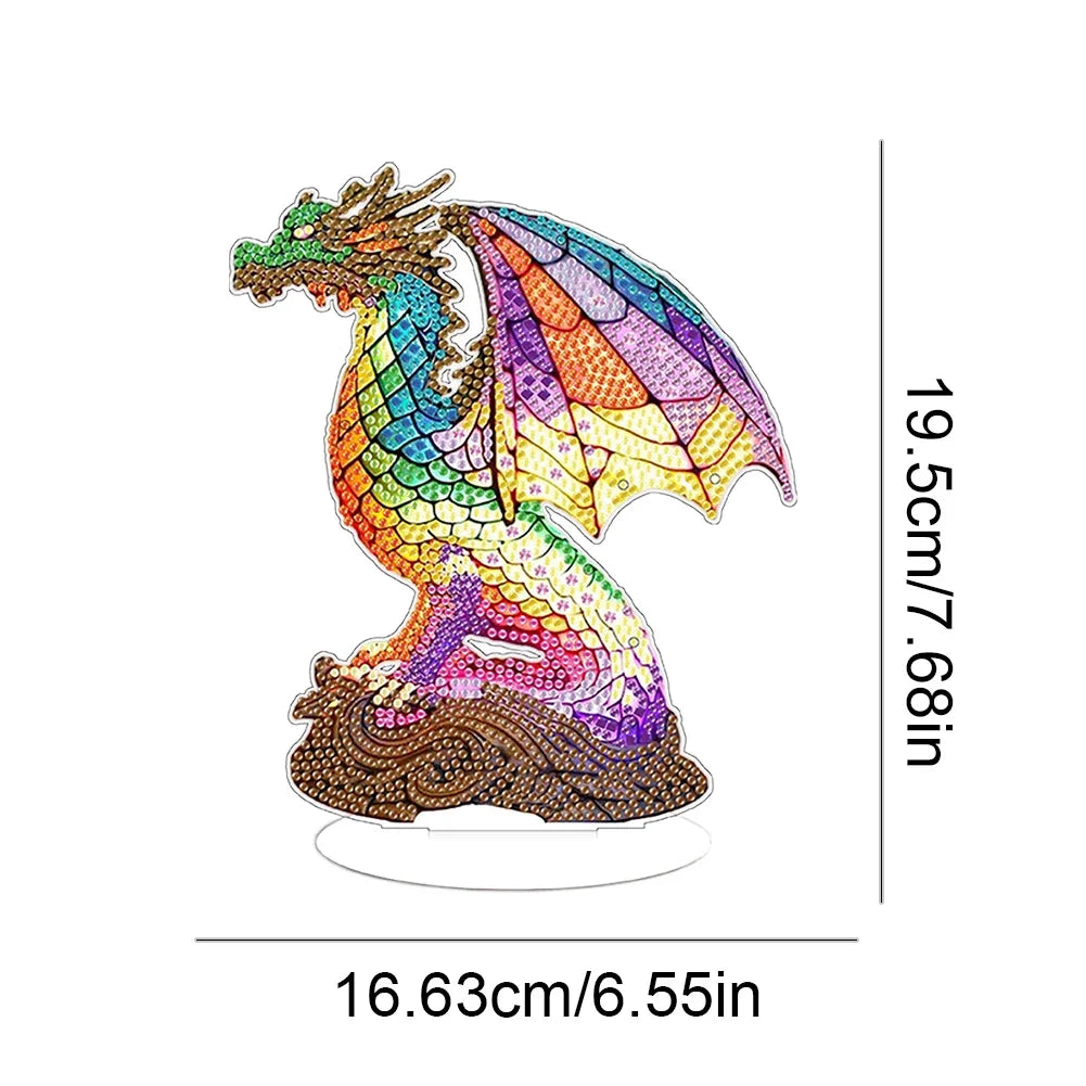 Diamond Painting Lamp – Dierenserie Tafeldecoratie met Licht | Complete Set 20x20 cm