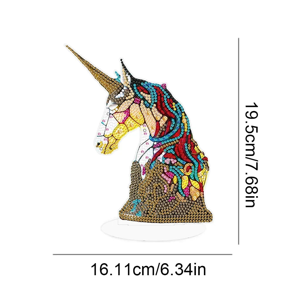 Diamond Painting Lamp – Dierenserie Tafeldecoratie met Licht | Complete Set 20x20 cm