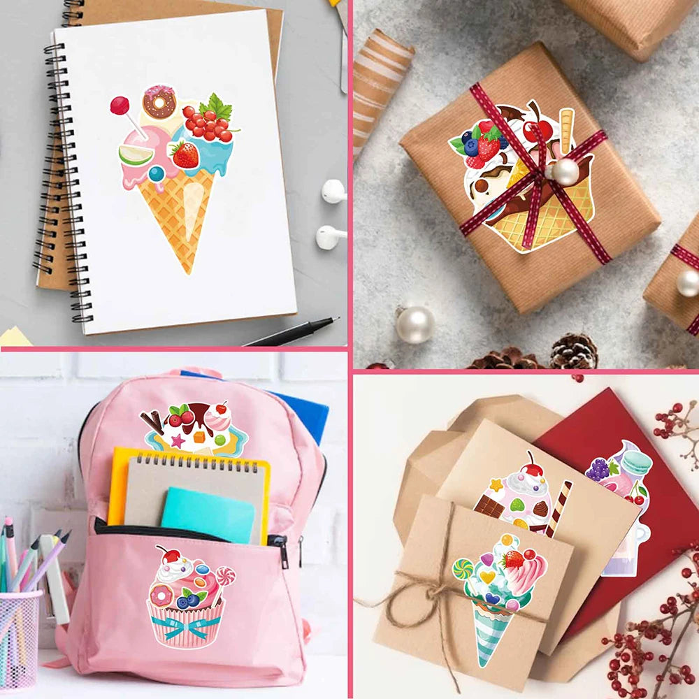 Sticker pret – IJsjes & Cupcakes Plakplezier voor Kinderen