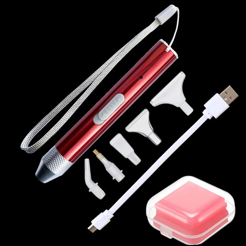 Diamond Painting Pen met verlichting - USB oplaadbaar met opzetstukken