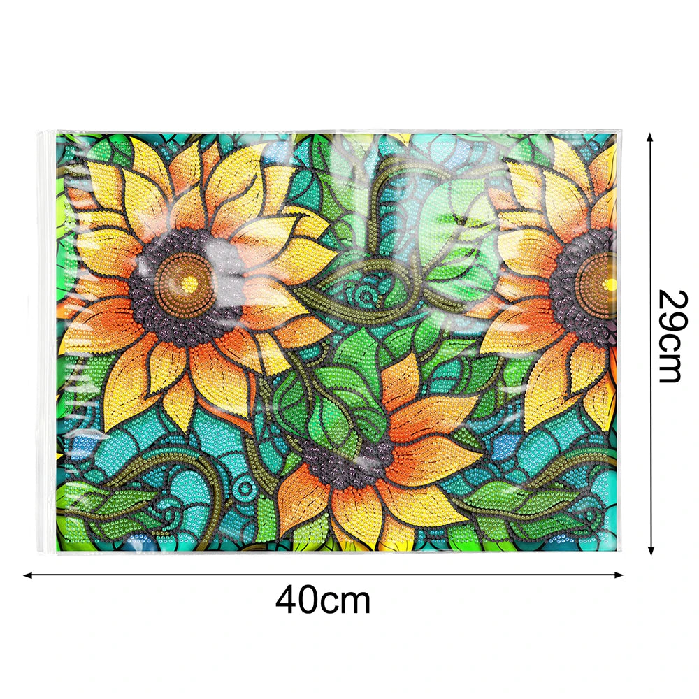 Diamond Painting Placemat Bloemenmotief – Hittebestendig & Antislip
