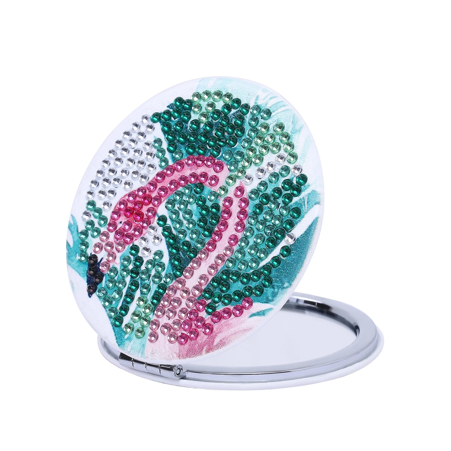 Diamond Painting Make-up Spiegel - Flamingo