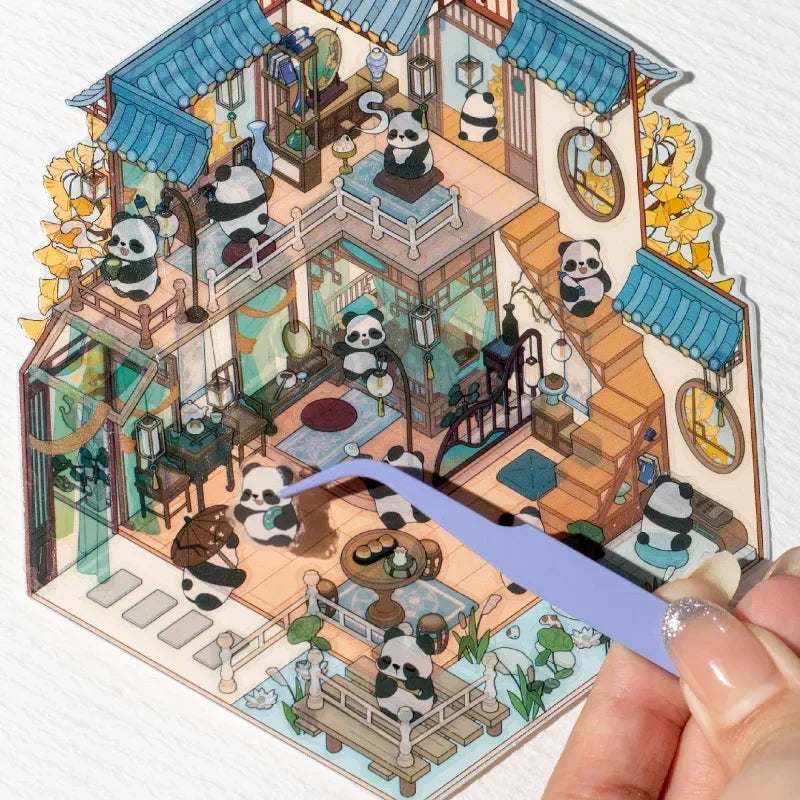 Sticker homestyling set Pandan Village creatieve interieur stickers