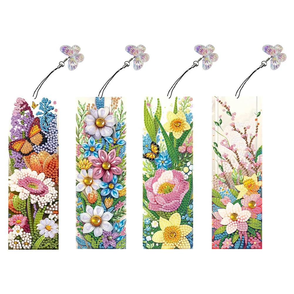 Diamond Painting Boekenlegger Vlinder Bladmuziek Set voor Creatieve Leesliefhebbers