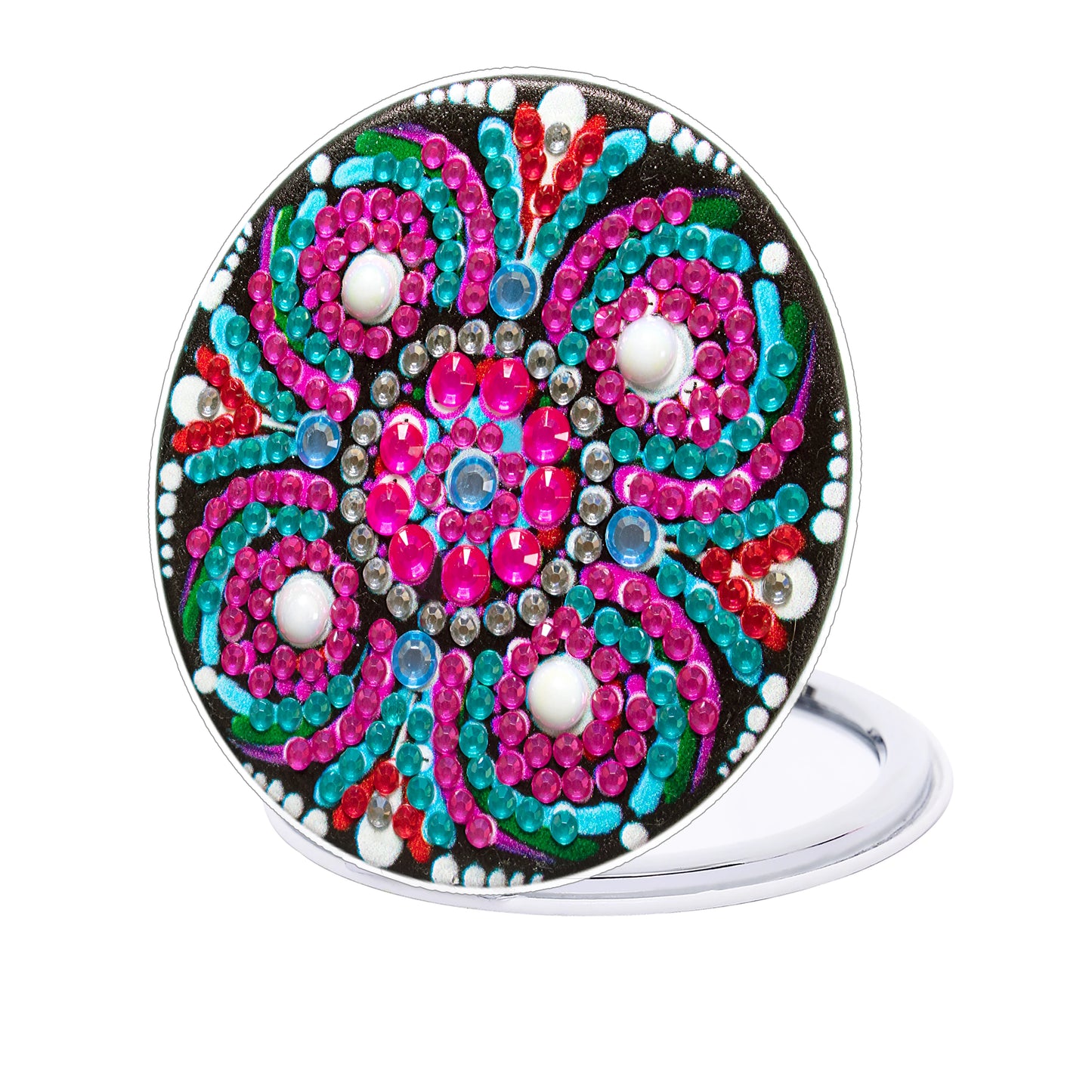 Diamond Painting Make-up spiegel Mandala – Compacte en Draagbare Opvouwbare Spiegel