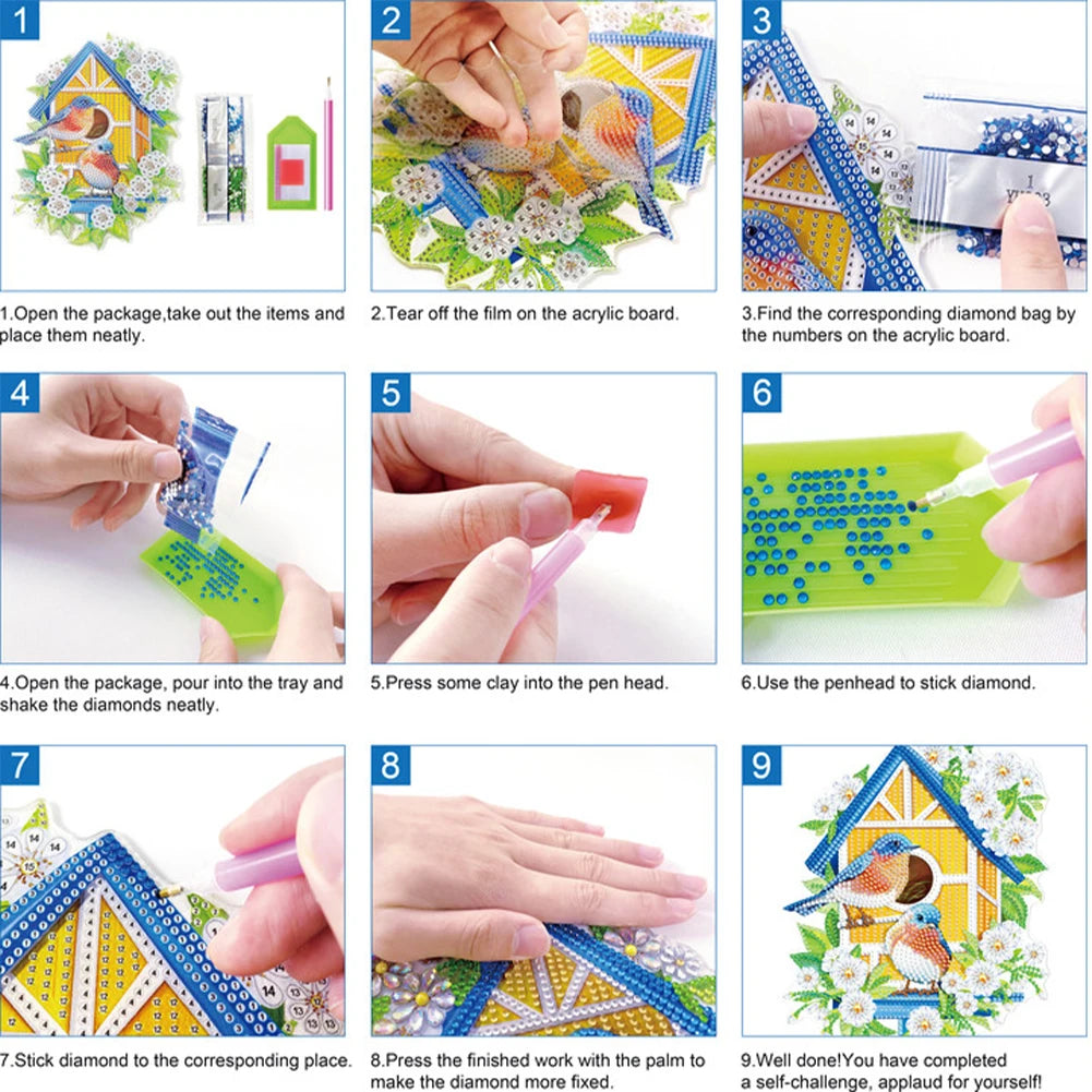 Diamond Painting Kalender bureau decoratie en cadeau idee