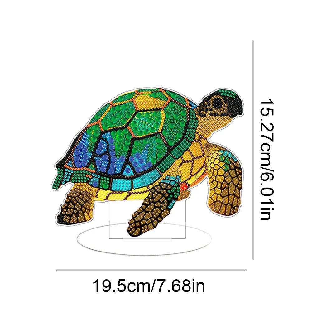 Diamond Painting Lamp – Dierenserie Tafeldecoratie met Licht | Complete Set 20x20 cm