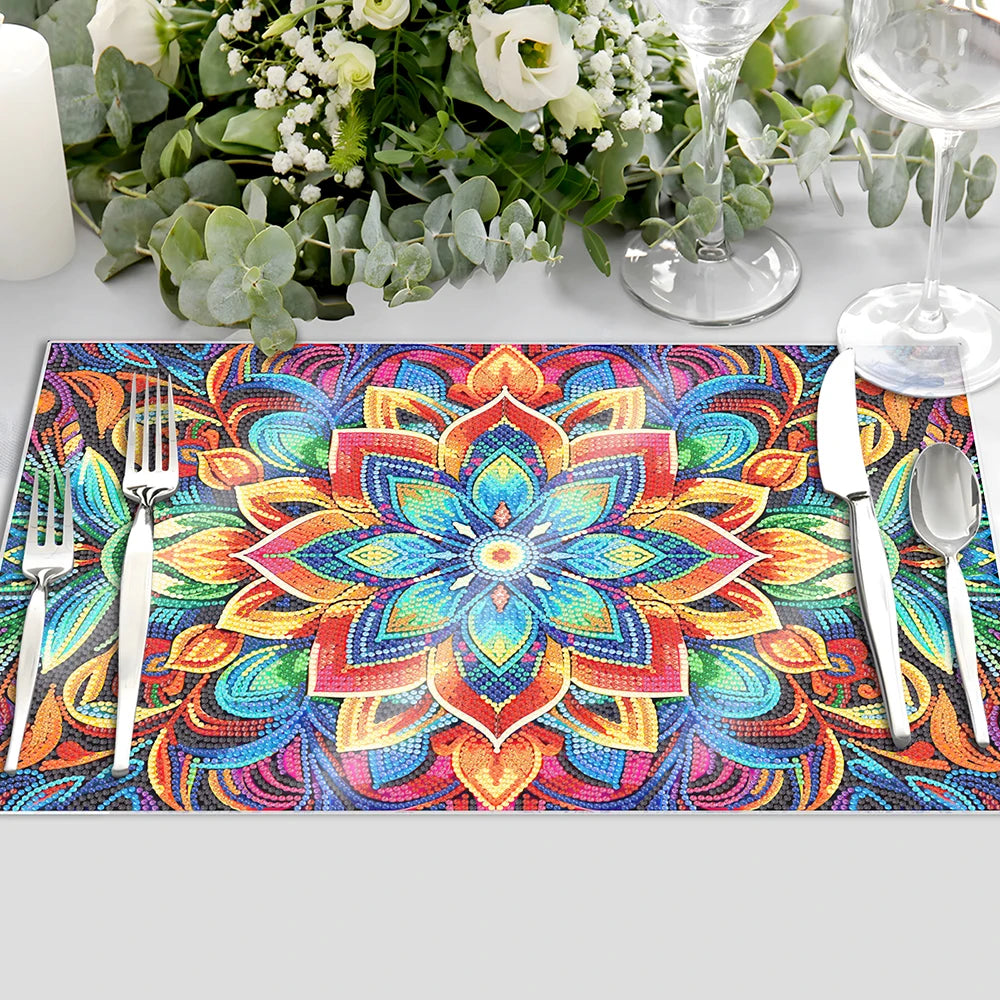 Diamond Painting Placemat Mandala – Hittebestendige Antislip Onderlegger