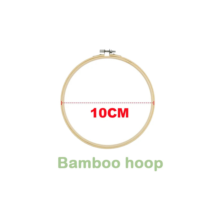 Borduurring Rond Bamboe Voor Borduren en Punch Needle Decoratie